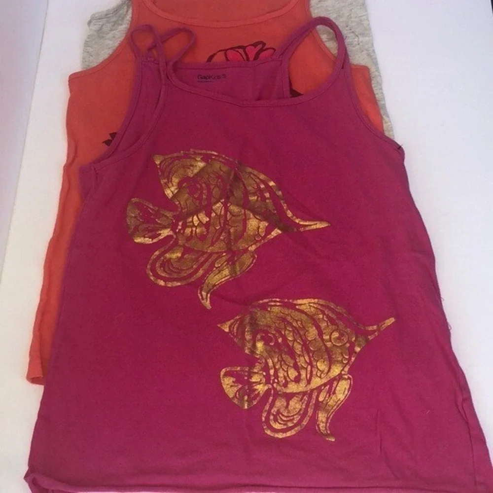 Bundle of 4 GAPKids Girls Tank Tops‎ Size 12